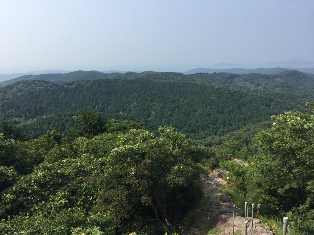 Point de vue mont Fudou à Kunisaki