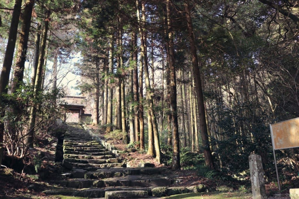 Le temple japonais Futagoji perdu dans la nature