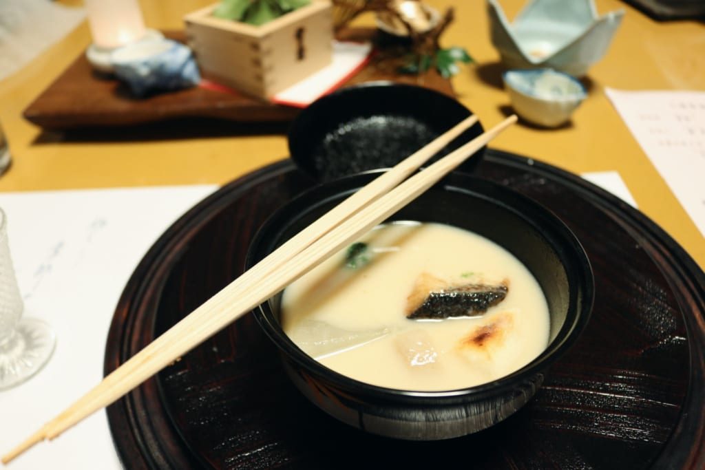 Chaque plat du ryokan est aussi beau que bon