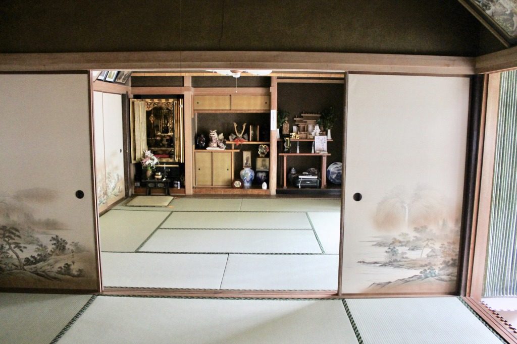 La chambre de la ferme Ofuji située à Tashibunoshou inscrit au patrimoine mondial de l’agriculture, Oita