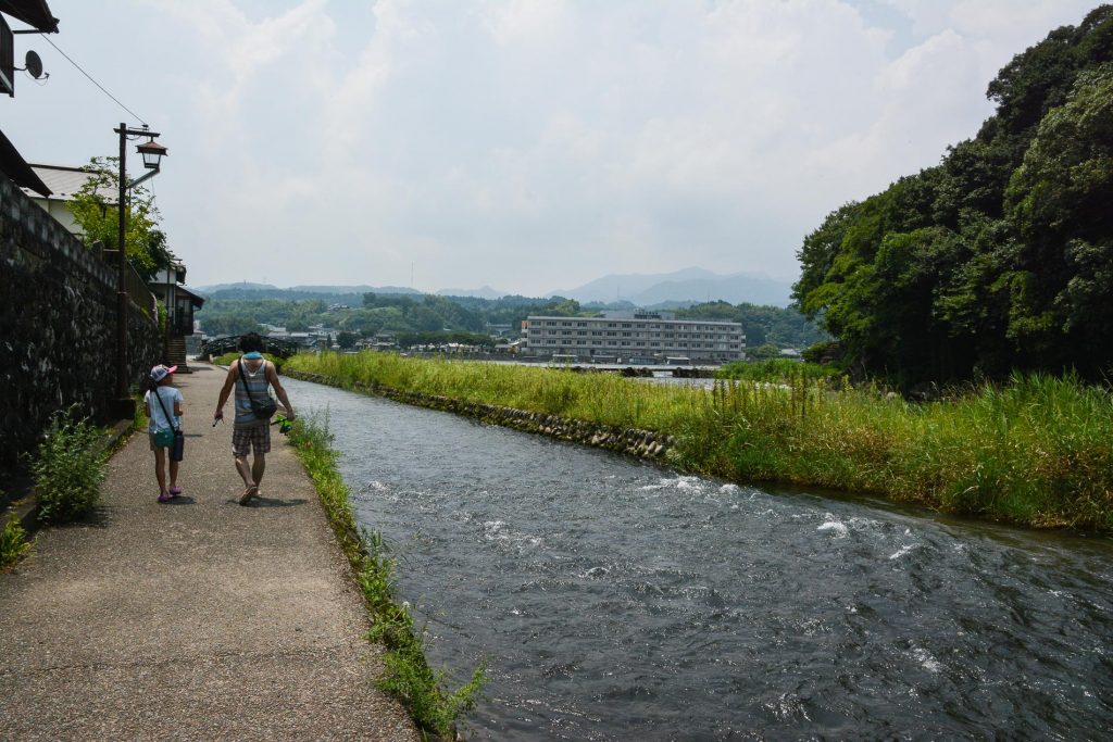 Visite du quartier Kuma à Hita, dans la prefecture de Oita