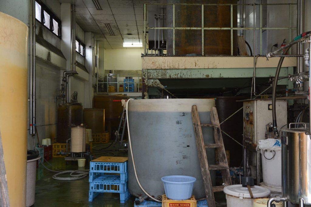 Visite de la fabrique de sauce soja à Hita, dans la prefecture de Oita